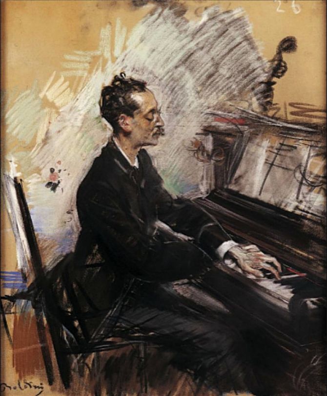 Der Pianist A. Rey Colaço - Giovanni Boldini