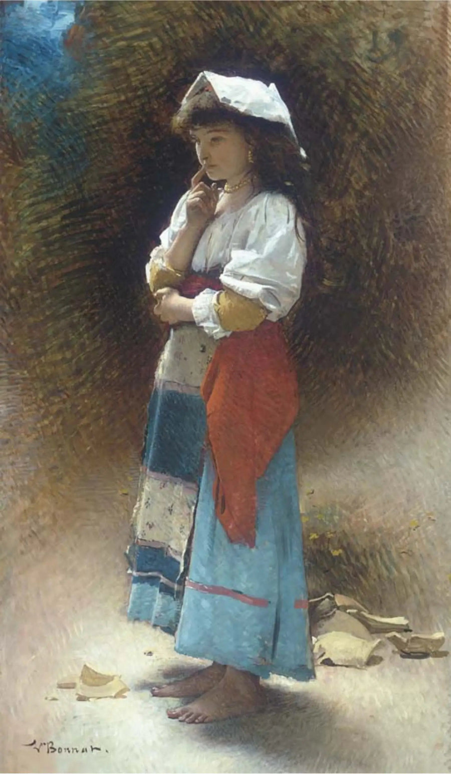 Die zerbrochene Kanne (Barfuß-Version) - Léon Bonnat