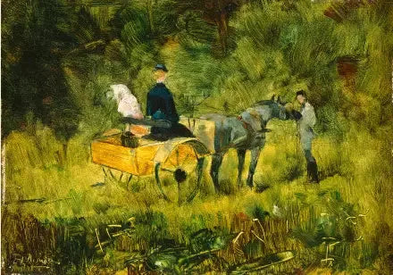Le piège - Henri de Toulouse-Lautrec image 1 copie peinte à la main à l’huile