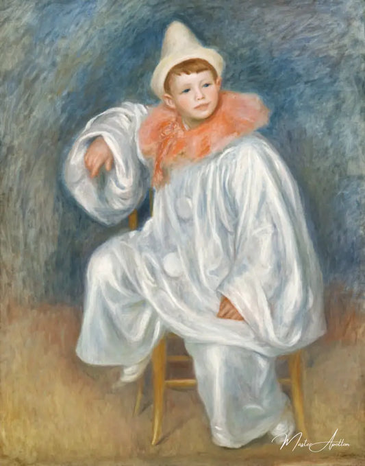 Le pierrot blanc (Jean Renoir) - Pierre-Auguste Renoir - Reproductions de tableaux et peintures haut de gamme