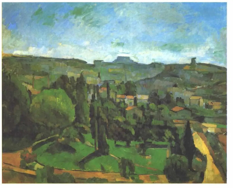 Der Königspfeiler, Blick von Bellevue - Paul Cézanne