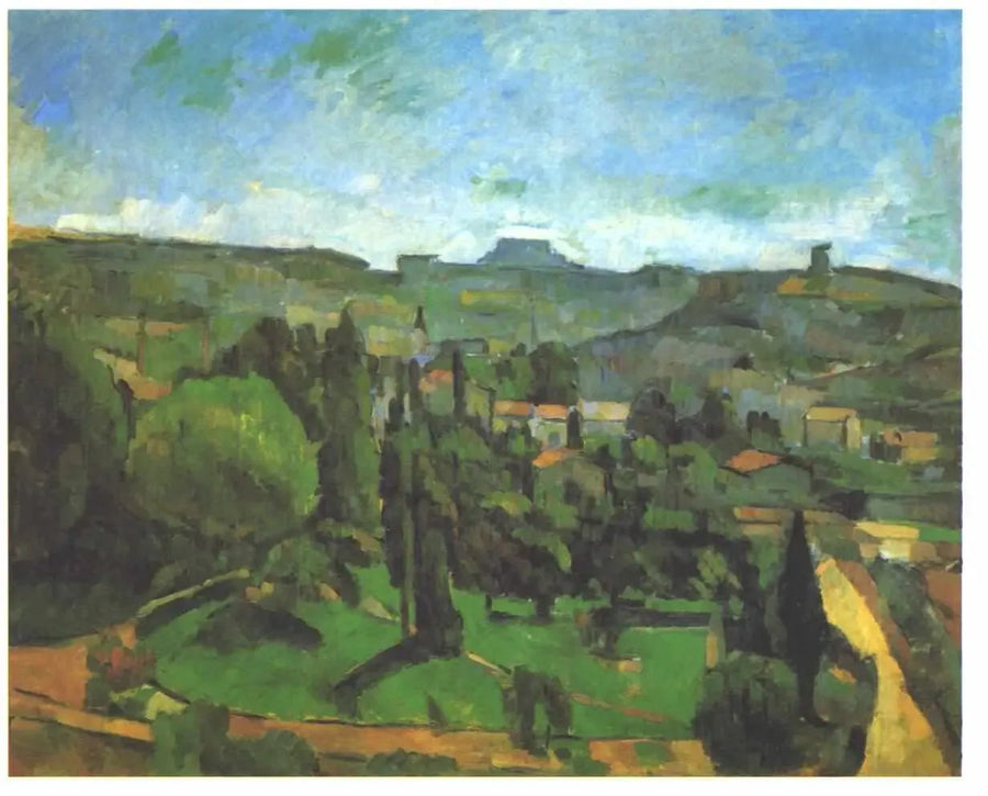 Der Königspfeiler, Blick von Bellevue - Paul Cézanne