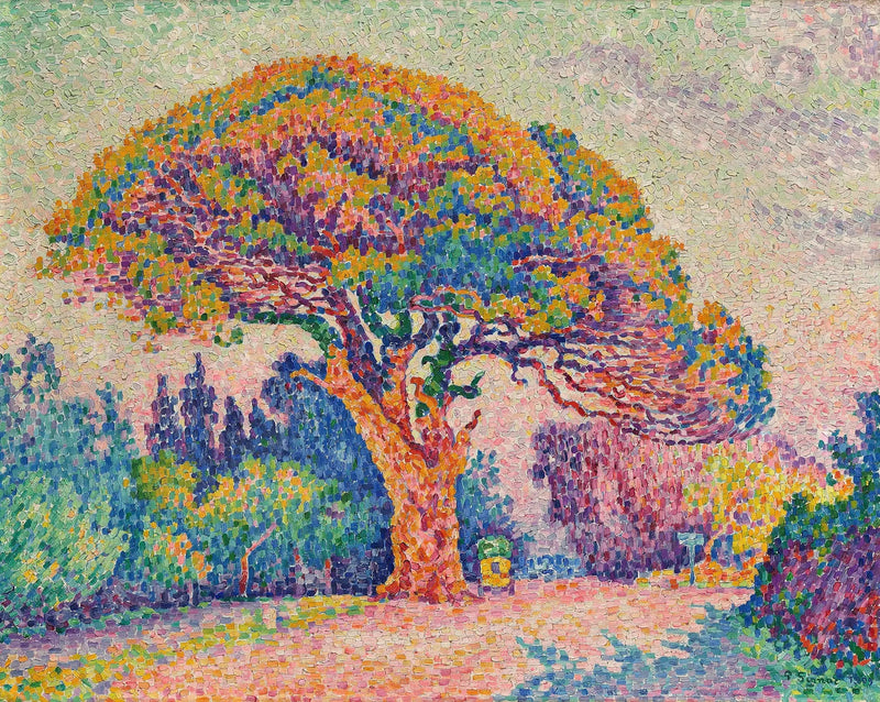 Die Kiefer von Bertaud - Paul Signac