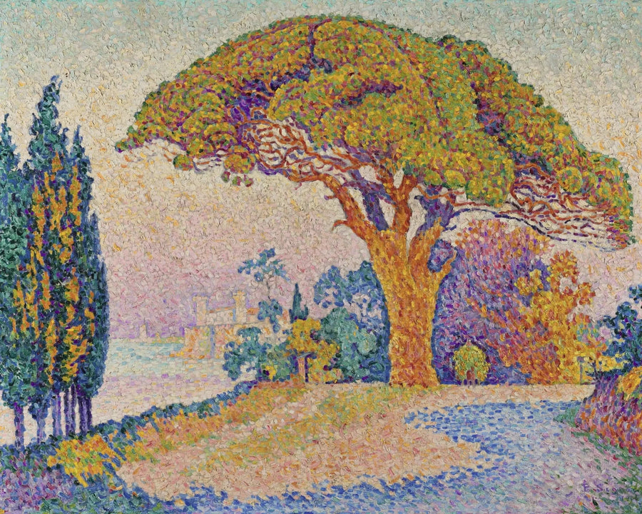 Die Kiefer von Bertaud - Paul Signac