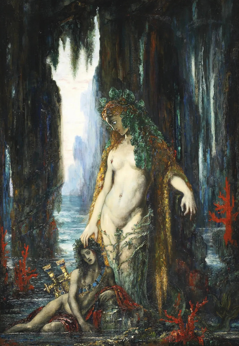 Der Dichter und die Sirene - Gustave Moreau