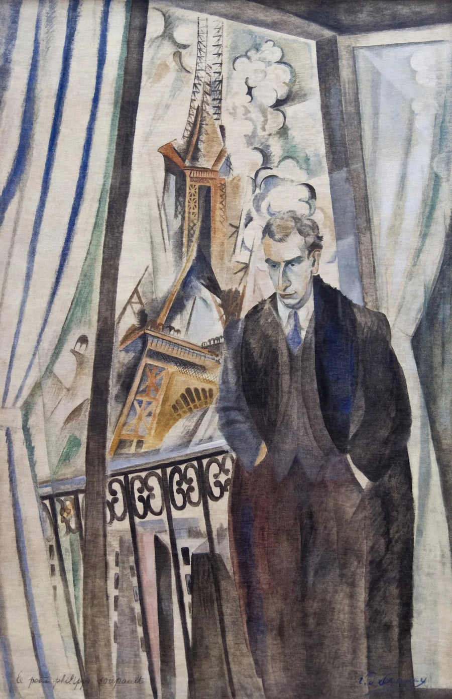 Der Dichter Philippe Soupault - Robert Delaunay