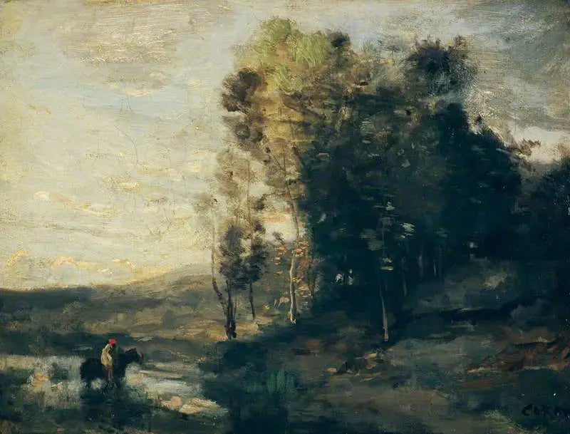 Der Wasserpunkt - Jean-Baptiste Camille Corot