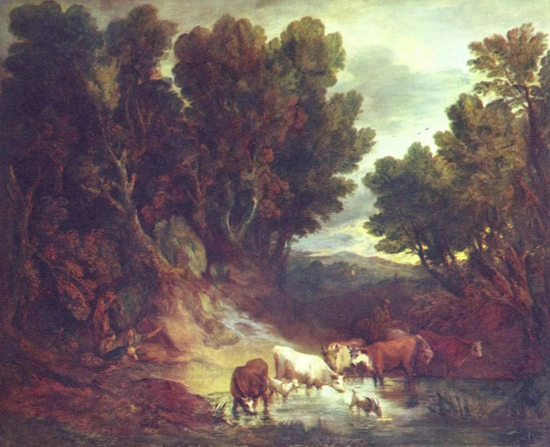 Der Wasserpunkt - Thomas Gainsborough
