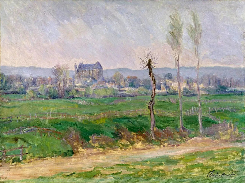 Der Blick von Vernon - Claude Monet