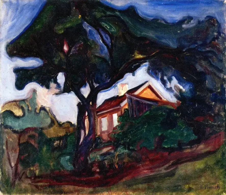Le Pommier - Edvard Munch image 1 copie peinte à la main à l’huile
