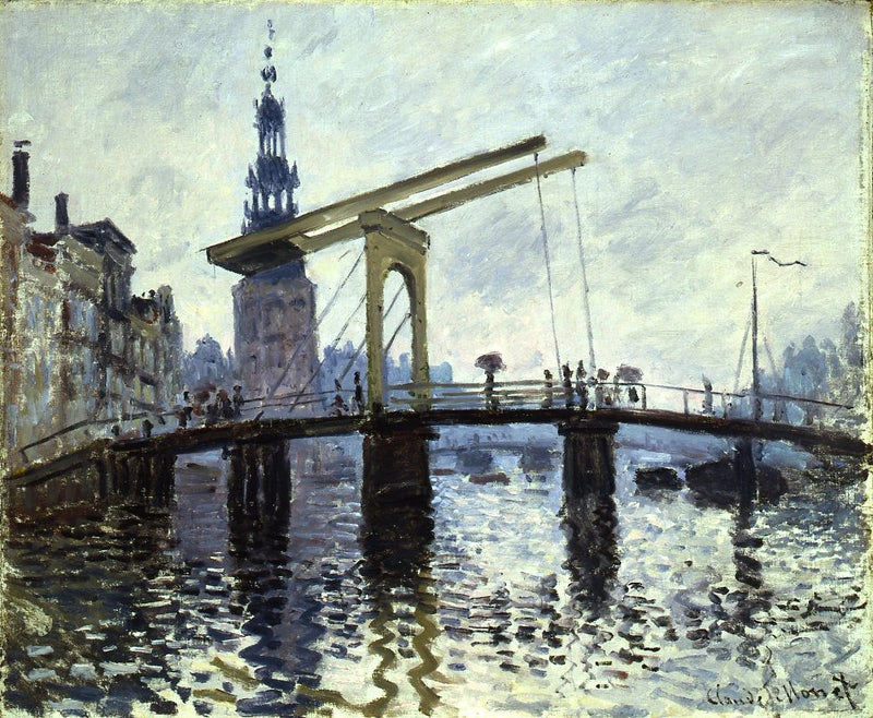 Amsterdam, Die Brücke - Claude Monet