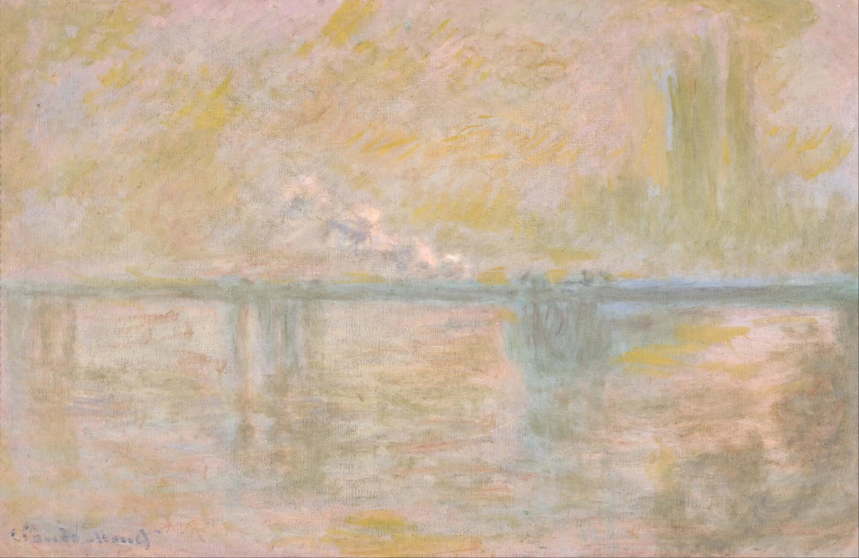 Le pont Charing-Cross à Londres - Claude Monet image 1 reproduction d’œuvre d’art à l’huile