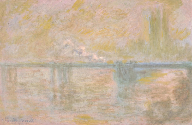 Die Charing-Cross-Brücke in London - Claude Monet
