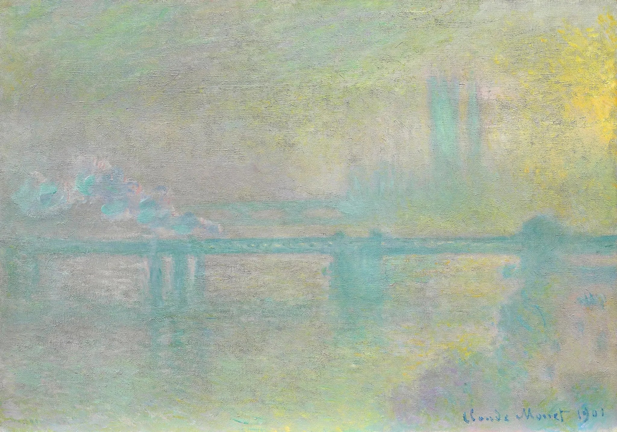 Le pont Charing Cross, Londres - Claude Monet image 1 tableau peint à l’huile sur toile