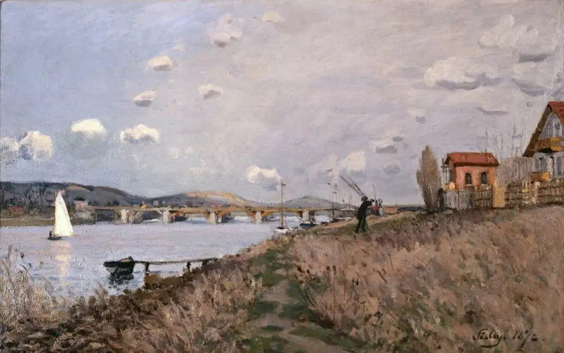 Die Brücke von Argenteuil - Alfred Sisley