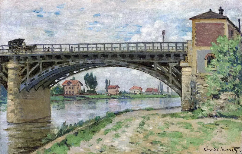 Die Brücke von Argenteuil - Claude Monet