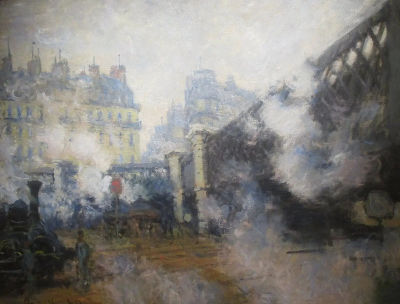 Die Europabrücke, Bahnhof Saint-Lazare - Claude Monet