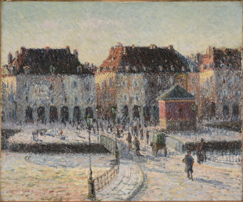 Die Brücke der Fischerei in Dieppe - Gustave Loiseau