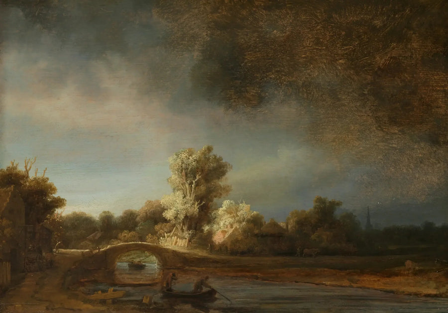Die Steinbrücke - Rembrandt