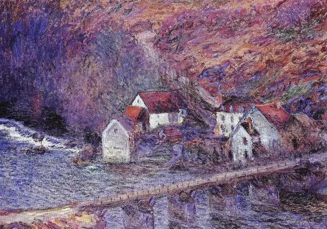 Die Brücke von Vervy - Claude Monet