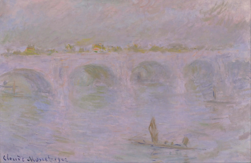 Die Waterloo-Brücke in London - Claude Monet