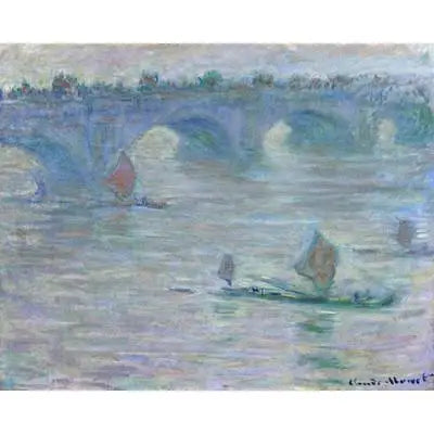Die Waterloo-Brücke - Claude Monet