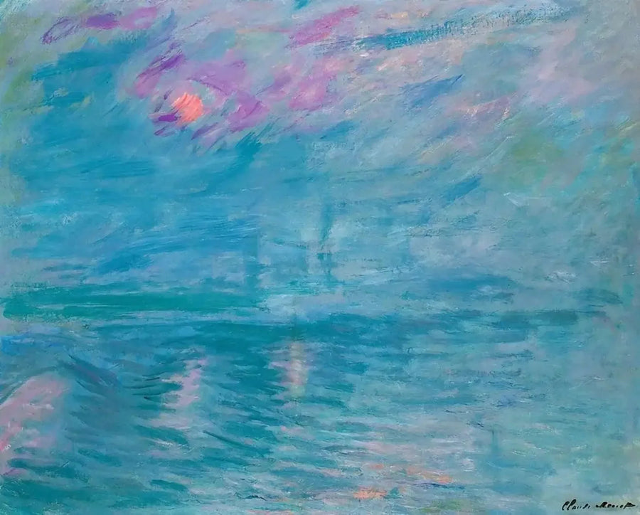 Die Waterloo-Brücke - Claude Monet