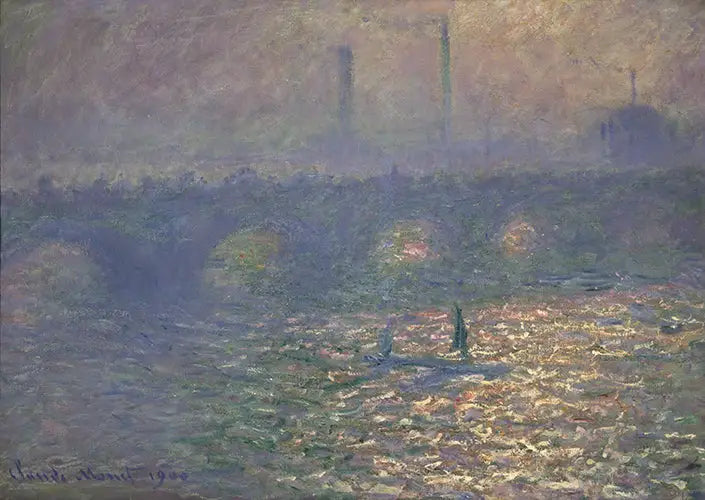 Die Waterloo-Brücke - Claude Monet