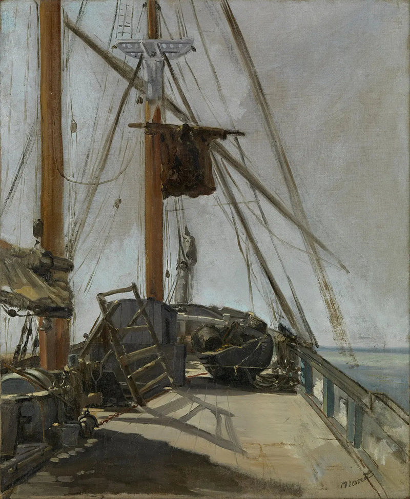 Die Brücke des Schiffes - Édouard Manet