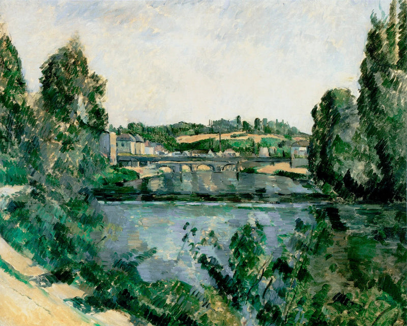 Die Brücke und der Überlauf in Pontoise - Paul Cézanne
