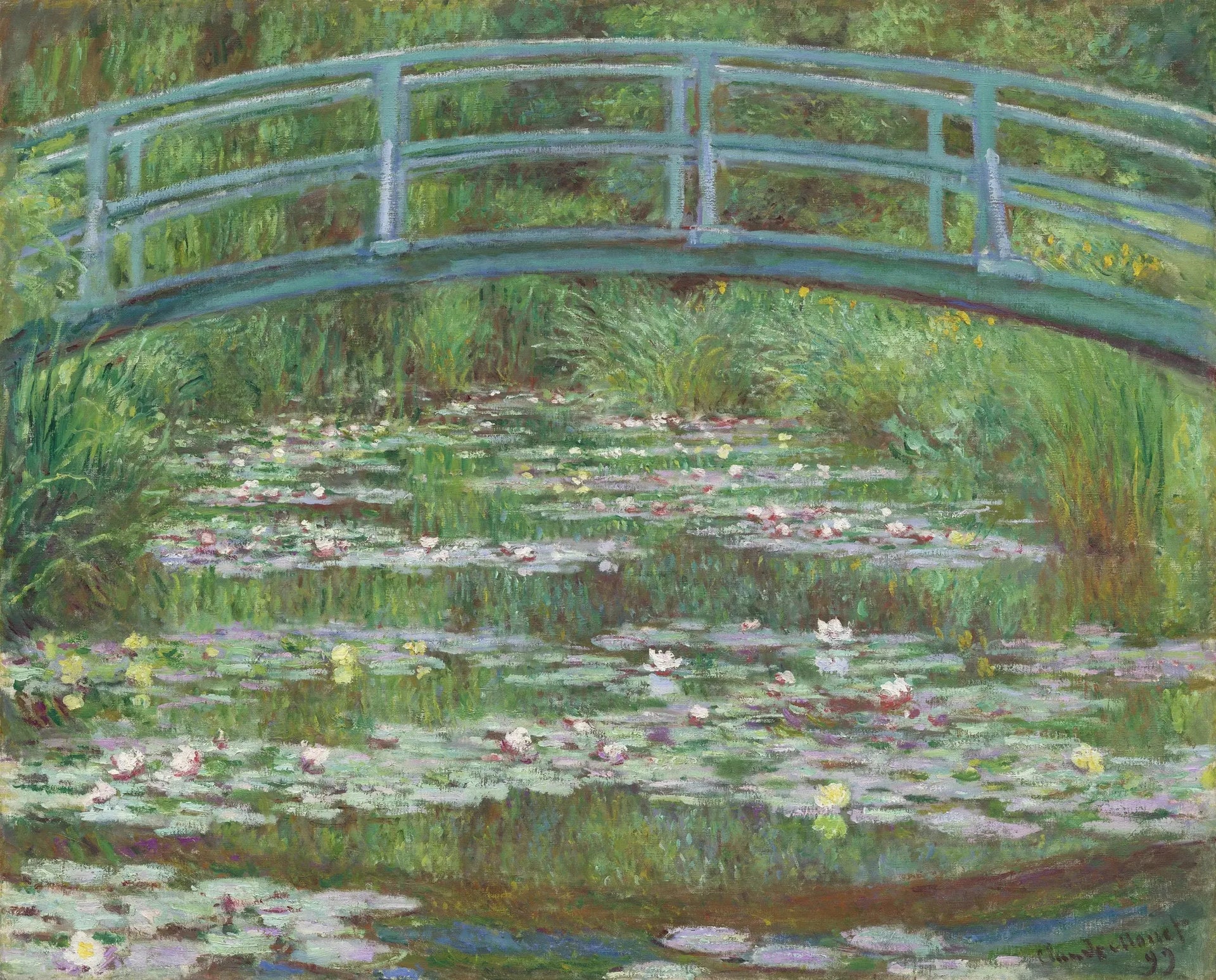 Le Pont Japonais – 1899 - Claude Monet image 1 copie peinte à la main à l’huile