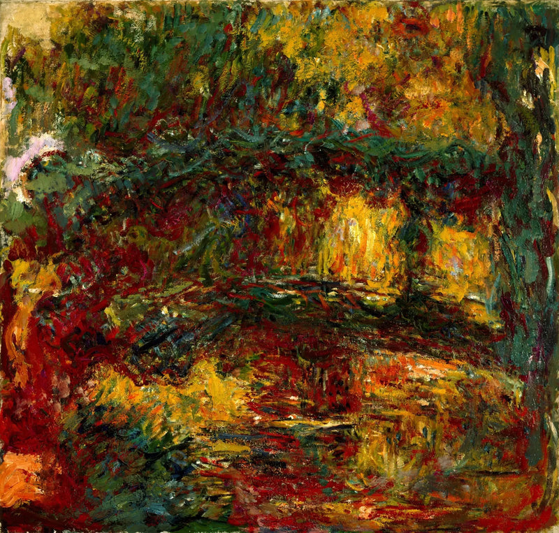 Die japanische Brücke - Claude Monet