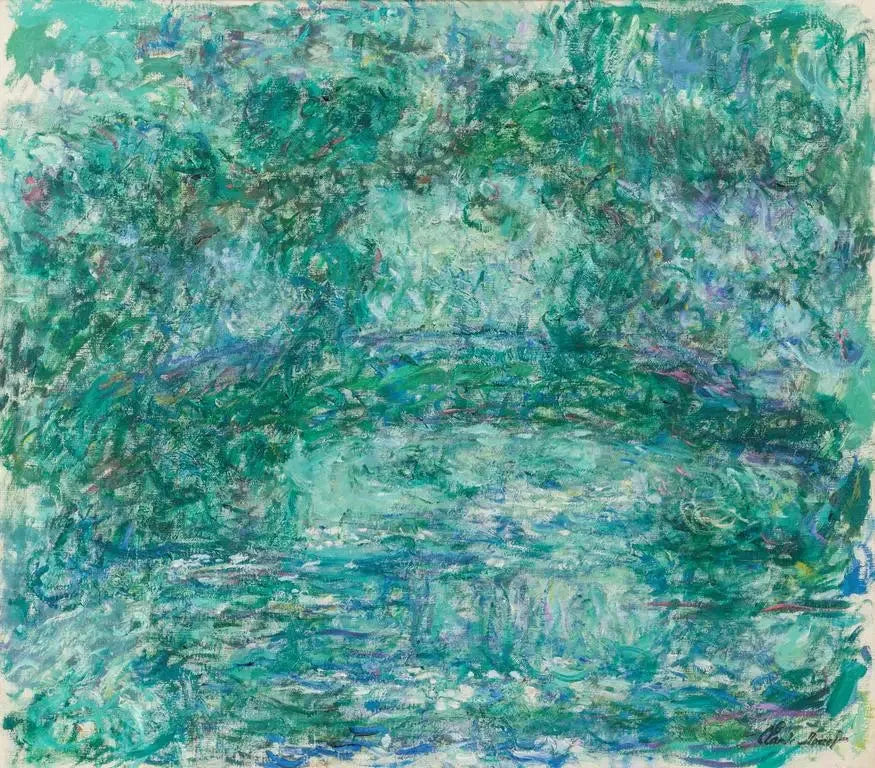 Die japanische Brücke (pont japonais) - Claude Monet