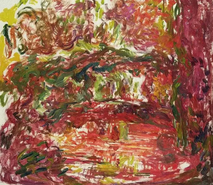Die japanische Brücke - Claude Monet