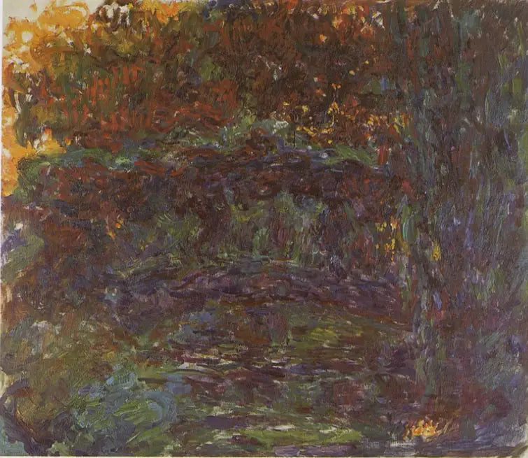 Die japanische Brücke - Claude Monet