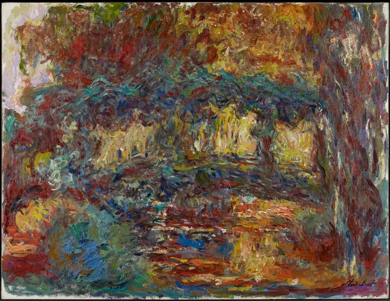 Die japanische Brücke - Claude Monet