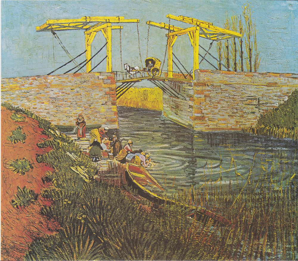 Le pont Langlois à Arles - Vincent van Gogh image 1 tableau peint à l’huile sur toile