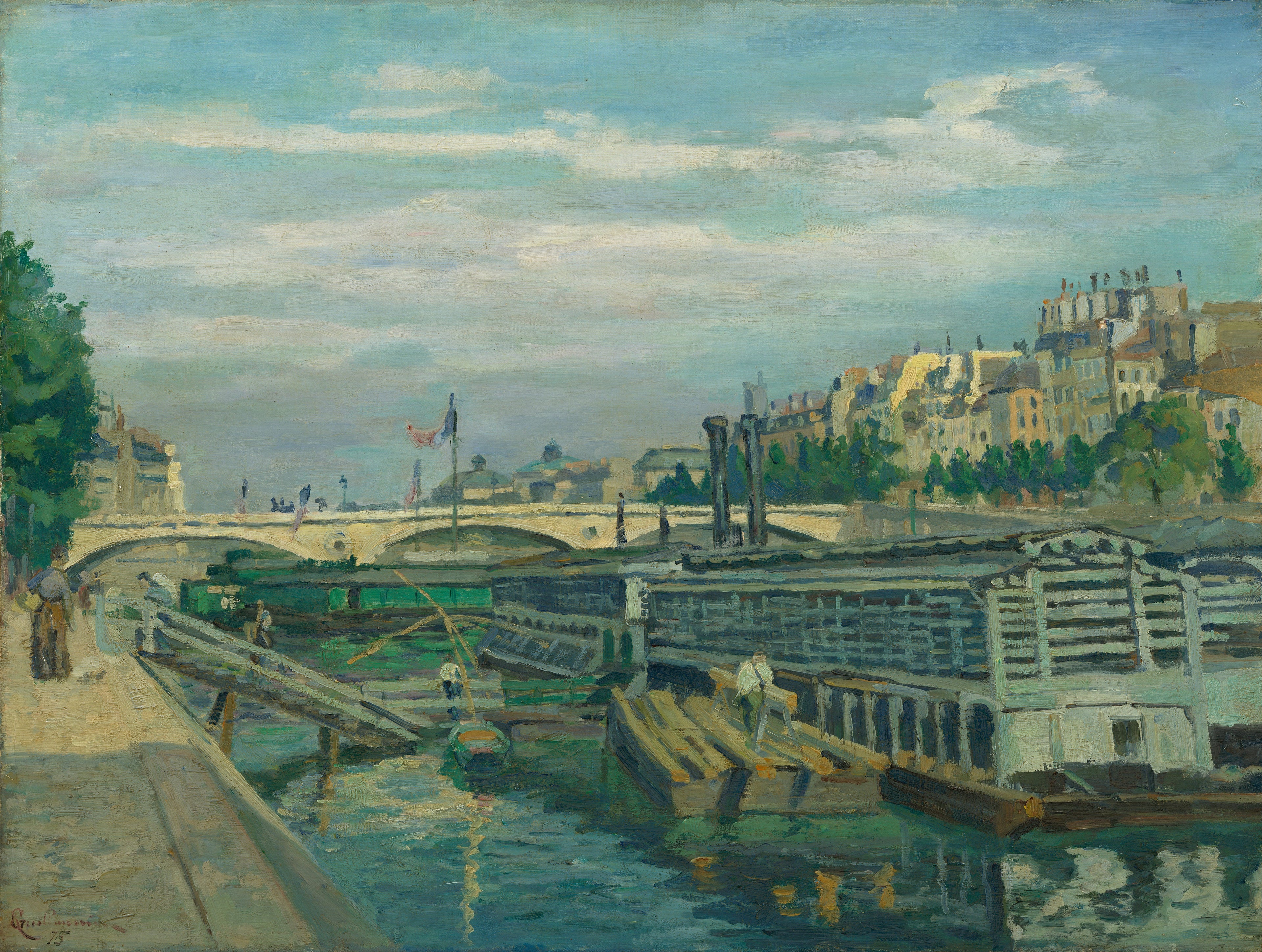 Le pont Louis-Philippe à Paris - Armand Guillaumin - Alpha Reproduction