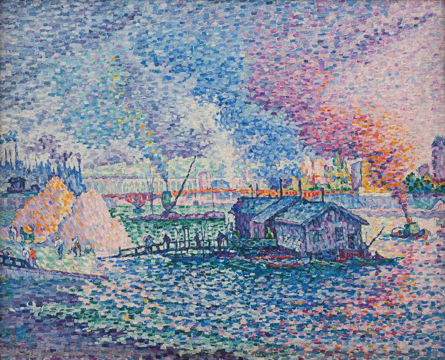 Die Mirabeau-Brücke - Paul Signac