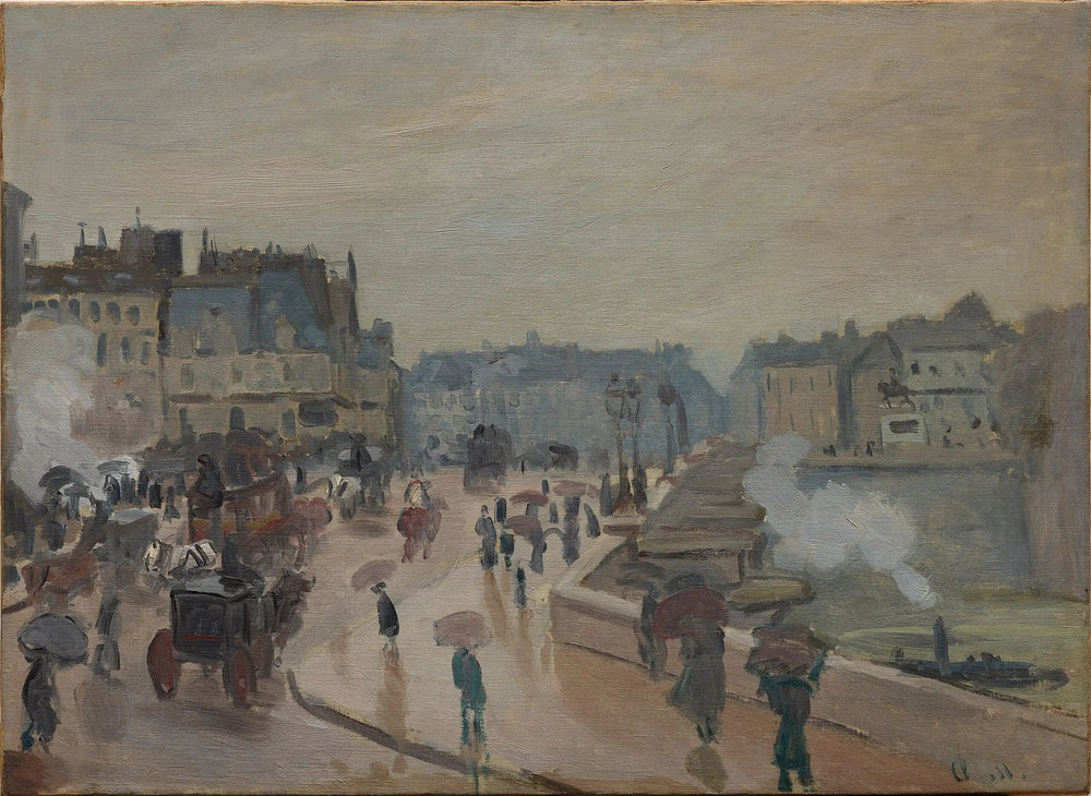 Le Pont Neuf - Claude Monet image 1 reproduction d’œuvre d’art à l’huile