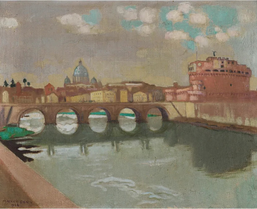 Le Pont Saint-Ange - Maurice Denis image 1 tableau peint à l’huile sur toile