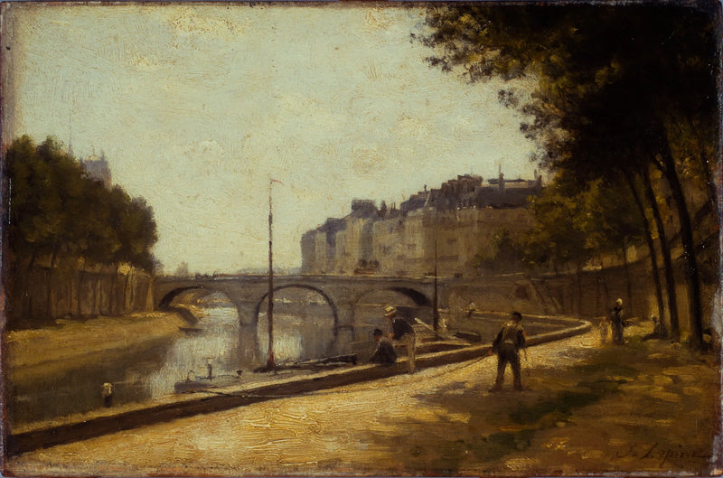 Die Brücke Saint-Michel - Stanislas Lépine
