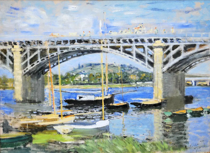 Die Brücke über die Seine in Argenteuil - Claude Monet