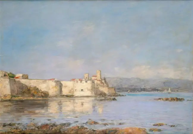 Der Hafen von Antibes - Eugène Boudin