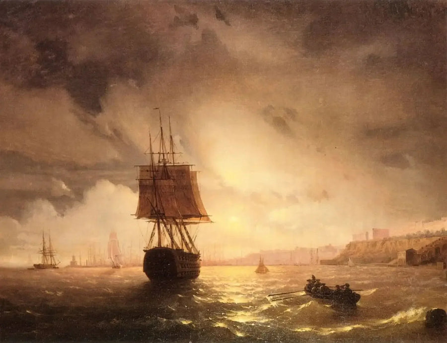 Odessa Hafen am Schwarzen Meer - Ivan Aïvazovski