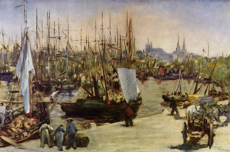 Der Hafen von Bordeaux - Édouard Manet