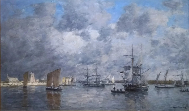 Der Hafen von Camaret - Eugène Boudin