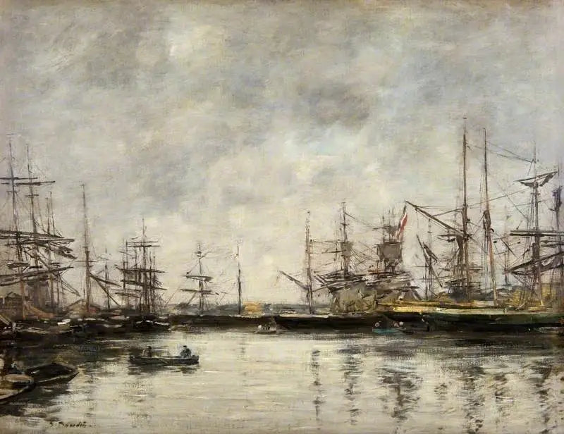 Der Hafen von Deauville - Eugène Boudin