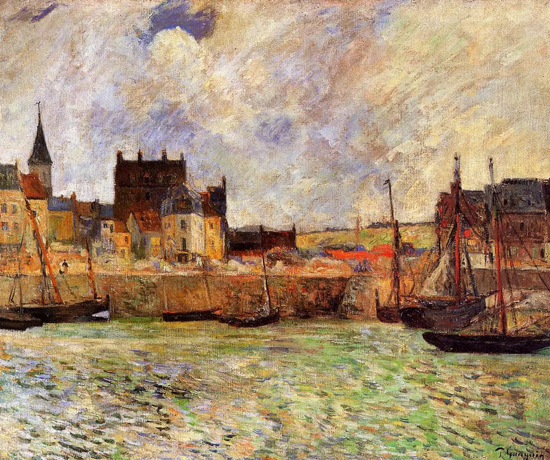 Der Hafen von Dieppe - Paul Gauguin