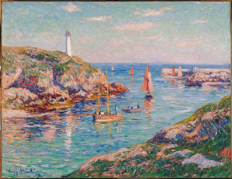 Der Hafen von Douvelan - Henry Moret